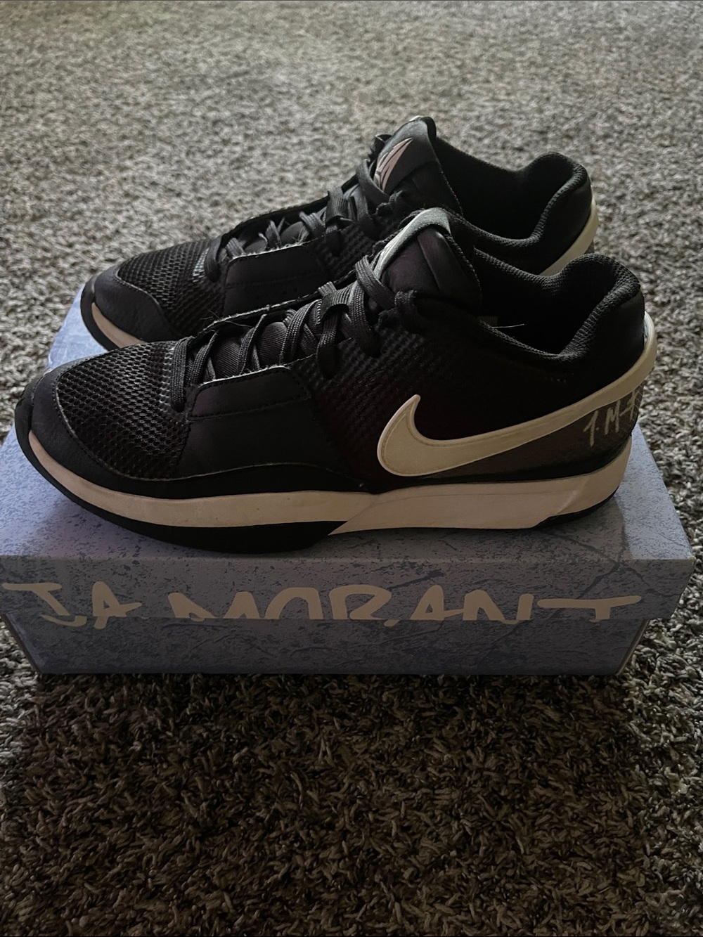 Nike Ja 1 TB “Black White” Low Profile Sneakers (9)